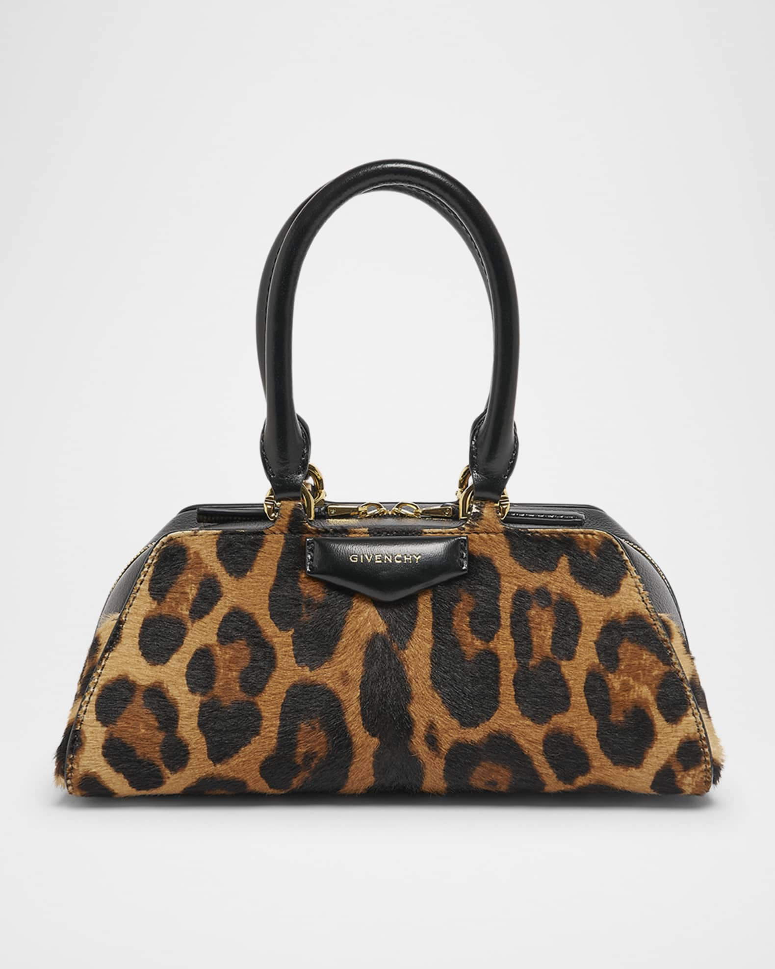 Givenchy Antigona East-West Mini Calf Hair Top-Handle Bag | Neiman Marcus