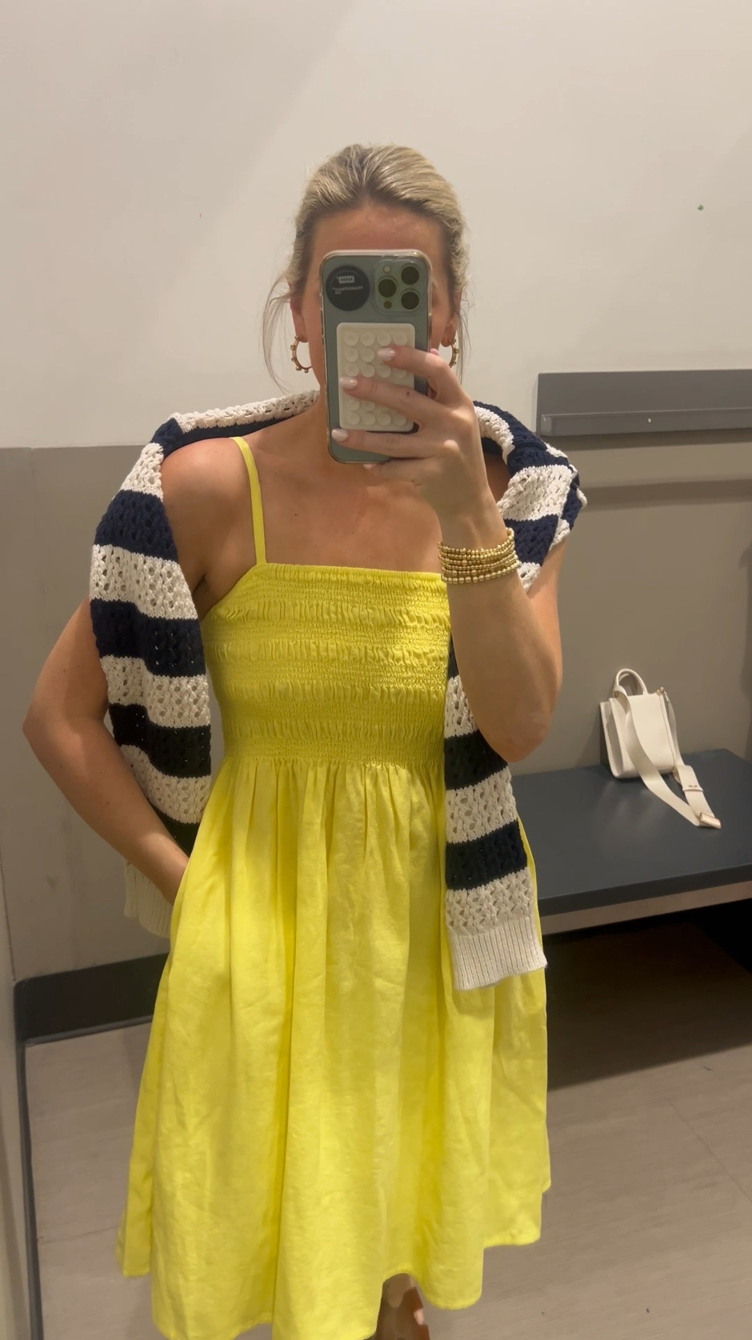 Target summer try on haul!
Yellow dress- size small (comes in so many fun colors)
Striped sweater- size Xsmall
Bathing suit- size small
Brown coverup/dress- size small
2 piece sets- both size xsmall 
Black maxi- size small
Sarong- one size 

#LTKStyleTip #LTKVideo #LTKFindsUnder50