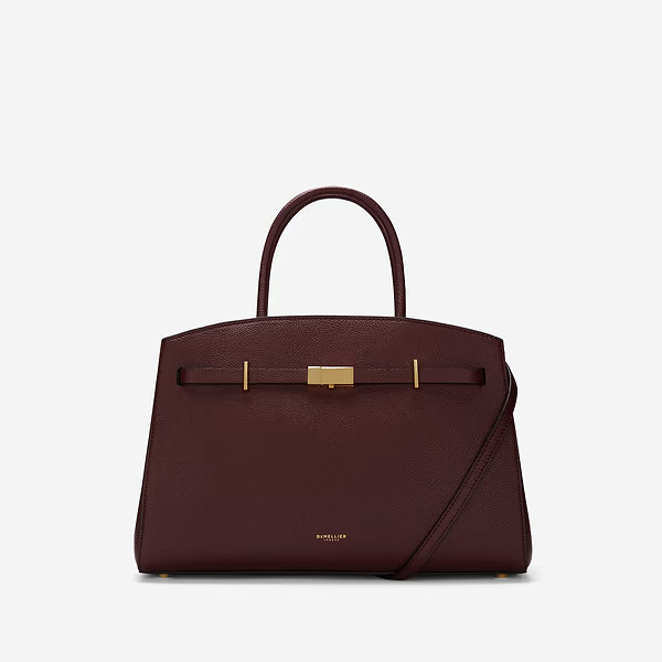 The Midi Hudson | Burgundy Small Grain | DeMellier | DeMellier
