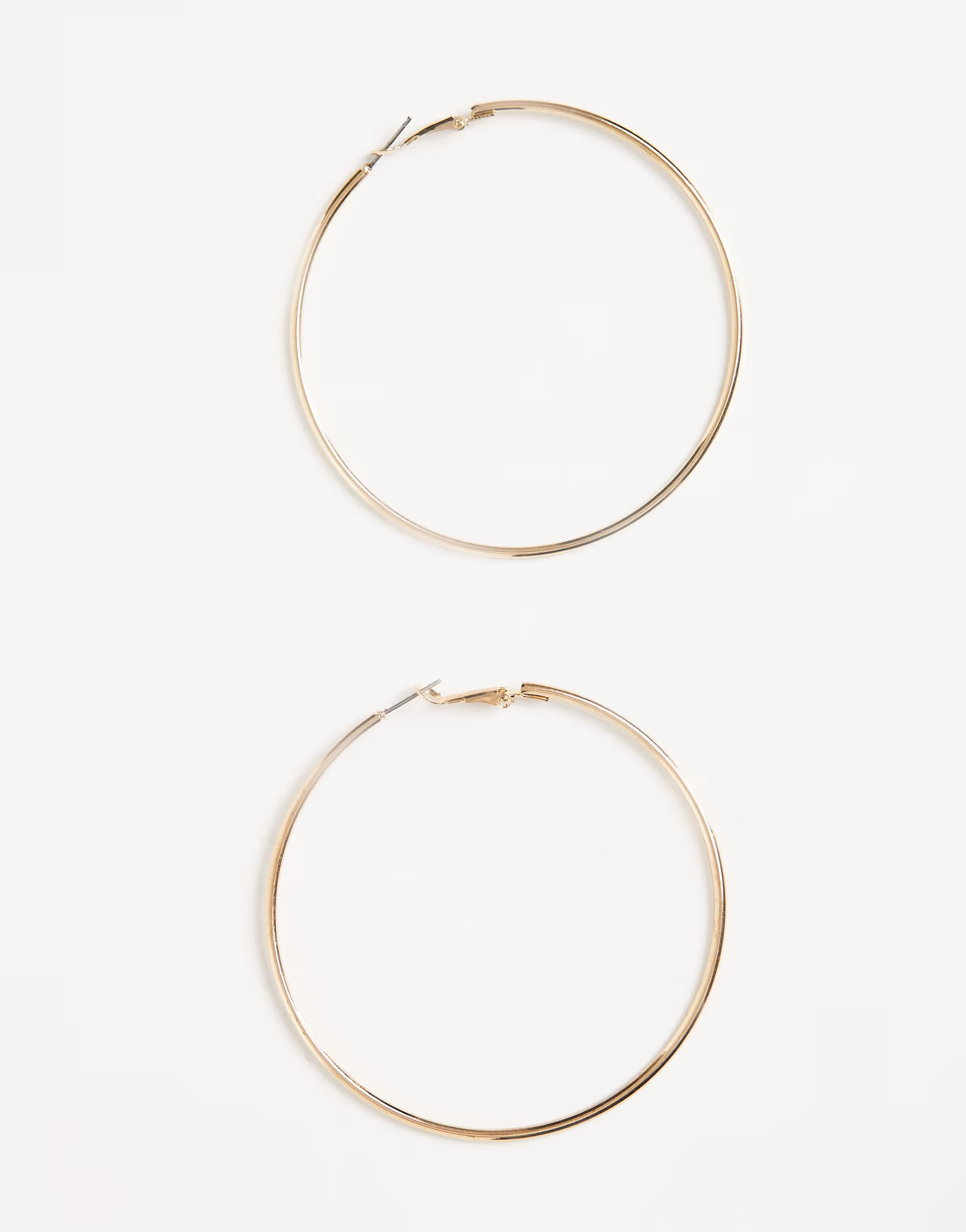 Accessorize large simple hoop in gold | ASOS (Global)