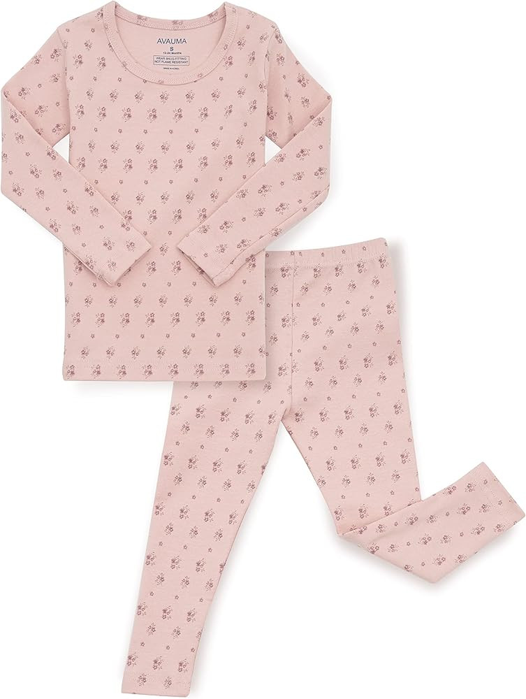 AVAUMA Baby Boys Girls Pajama Set 6M-7T Kids Cute Toddler Snug fit Pattern Design Pjs Cotton Slee... | Amazon (US)