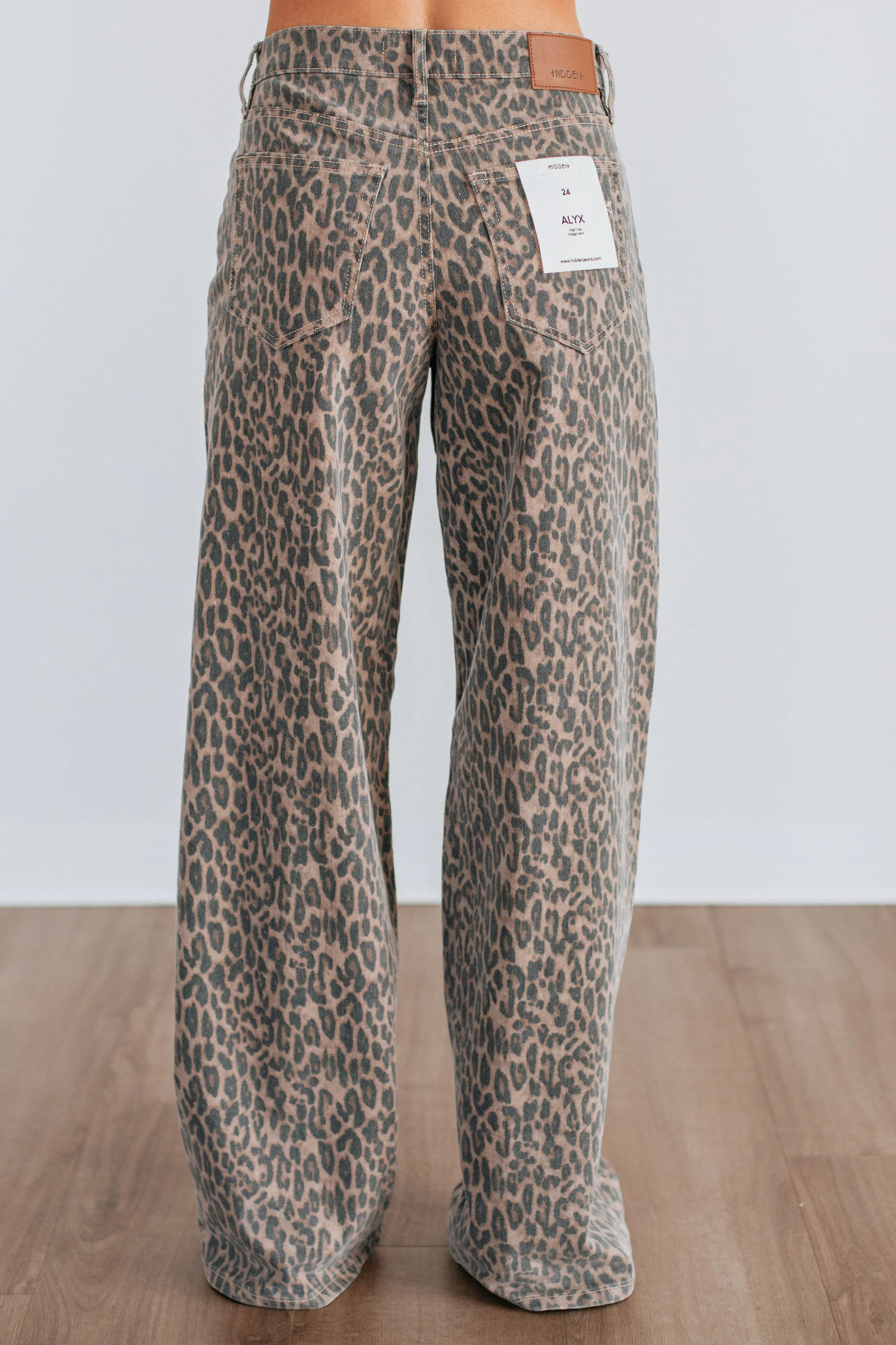 Alyx Hidden Jeans - Cheetah | Wild Oak Boutique