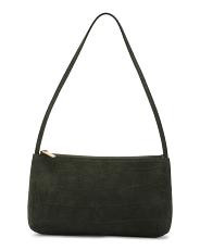 made in italy suede gaia shoulder bag | TJ Maxx