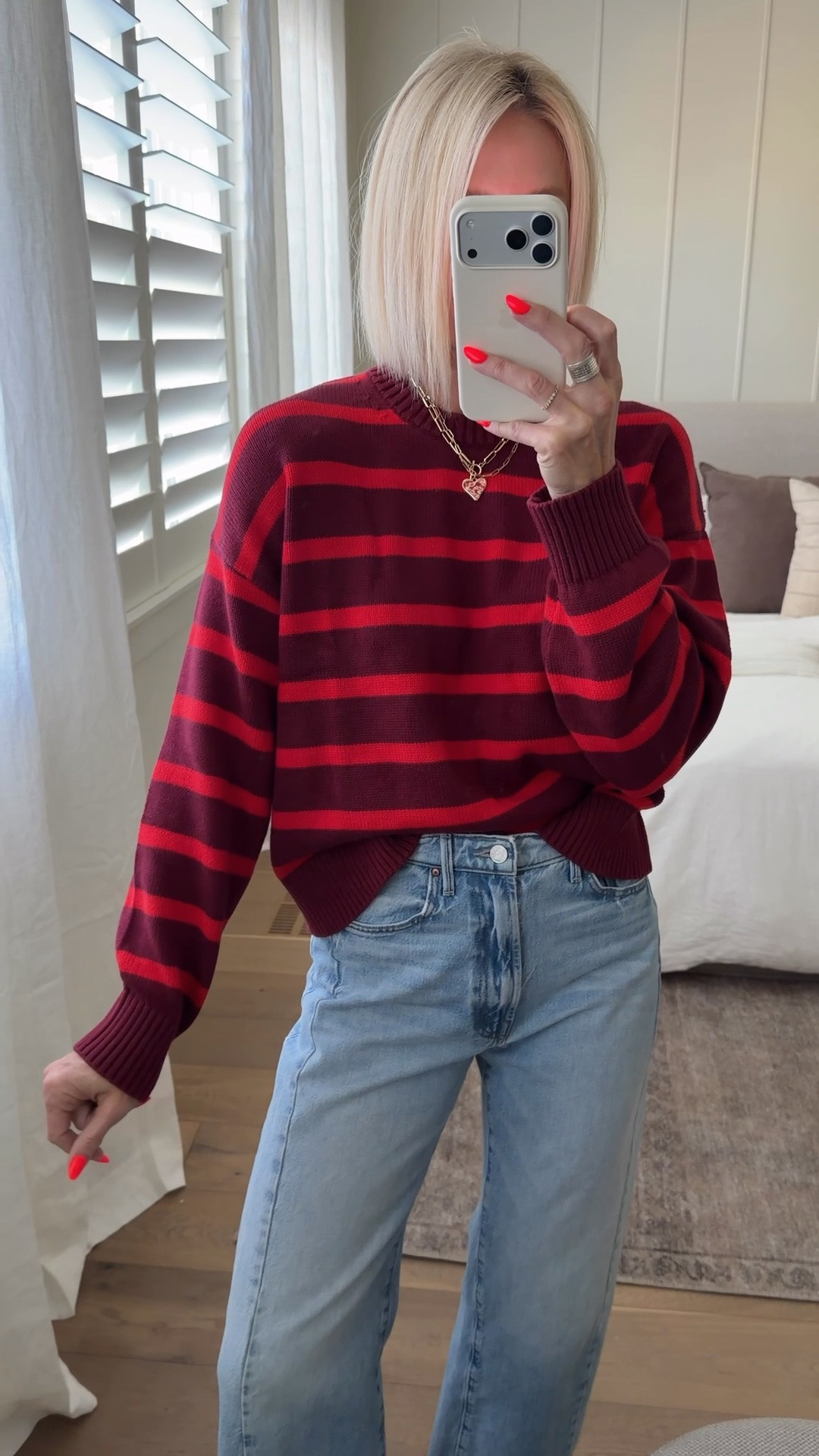 Sweater on major SALE! $27.99
+ I love this color combo for fall! Moody, but happy moody.
fits tts. i’m wearing a medium.

#LTKOver40 #LTKSaleAlert #LTKmomlife