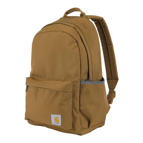 Carhartt 21L Classic Laptop Backpack, Water-Resistant Pack W/ 15" Laptop Sleeve and Organizational Compartments, Carhartt Brown | Amazon (US)
