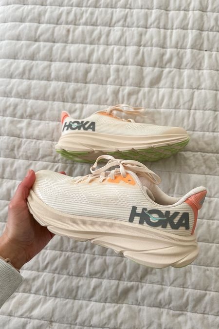 I also really wanted a new pair of hoka sneakers but I don’t love the price tag so I used the hack to get a kids size! I got these in a 6.5 which is equivalent to a women’s size 8. Hokas are my FAV walking shoes. I walked 4 miles with these today and they have never given me a blister. 

#LTKshoecrush