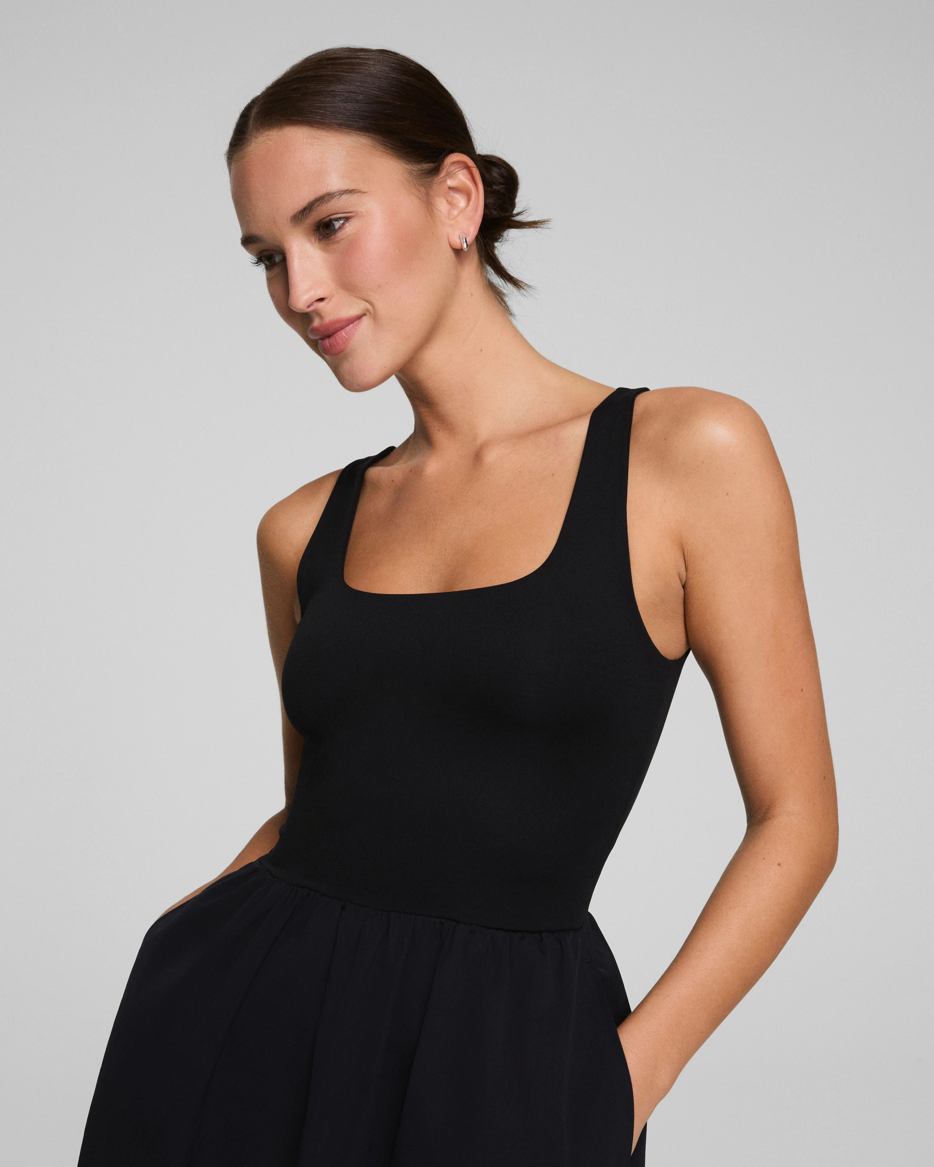 Jersey Scoop Neck Tank Midi Dress | Spanx
