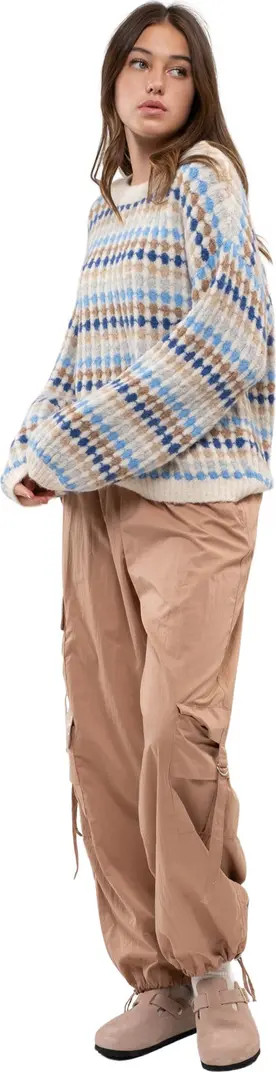 Blu Pepper Drop Shoulder Crewneck Sweater | Nordstromrack | Nordstrom Rack