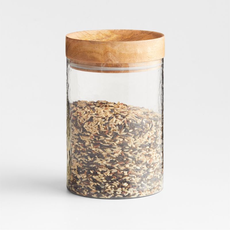 Cooper Large Glass Canister + Reviews | Crate & Barrel | Crate & Barrel