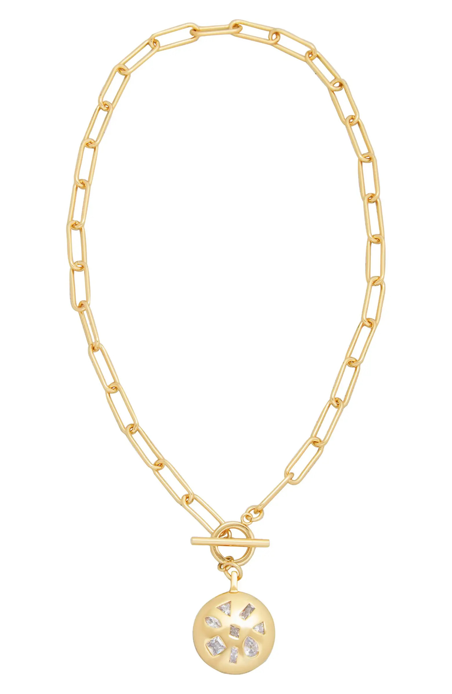 Mixed Cubic Zirconia Toggle Necklace | Nordstrom