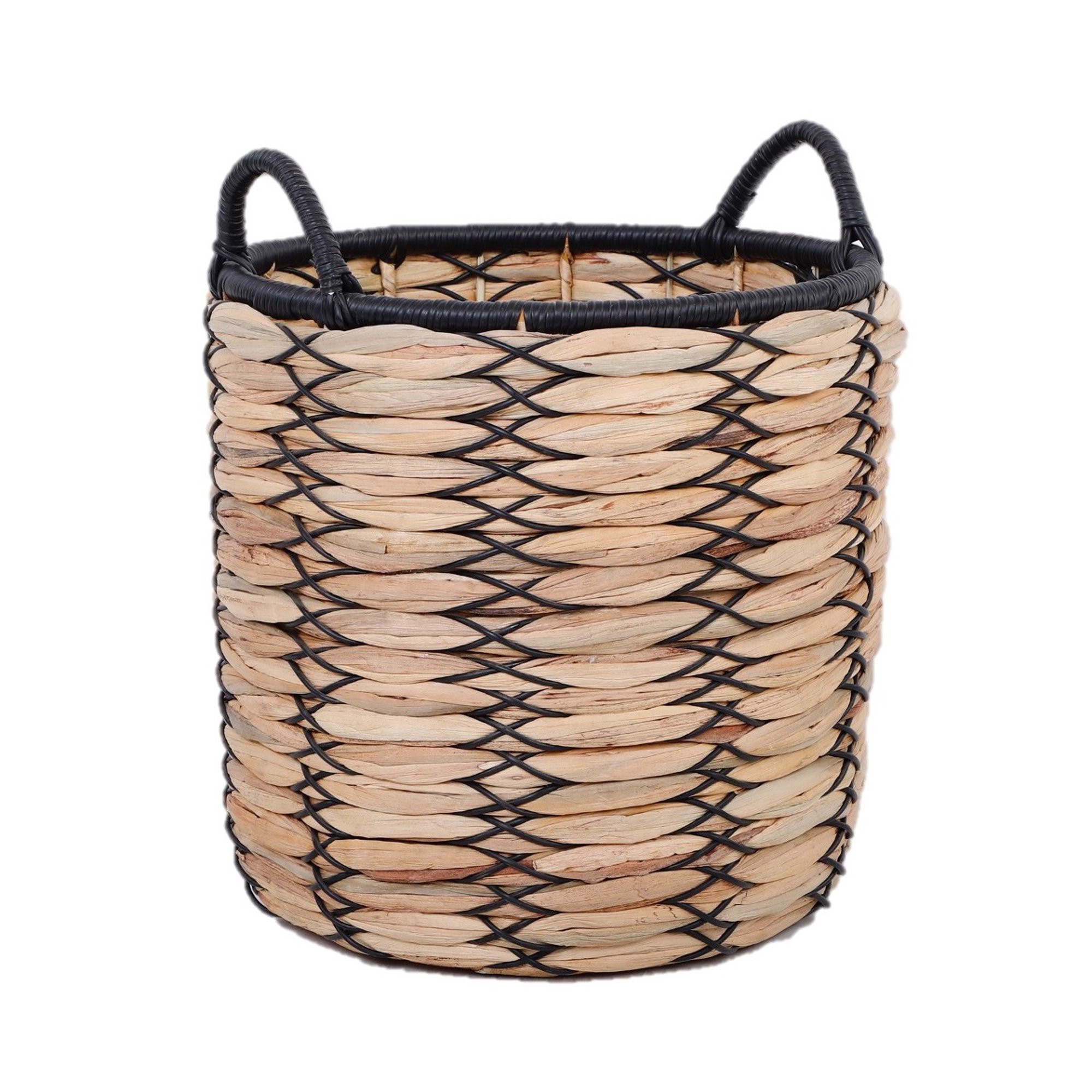 Better Homes & Gardens 15 Inch Round Woven Water Hyacinth Basket Planter | Walmart (US)