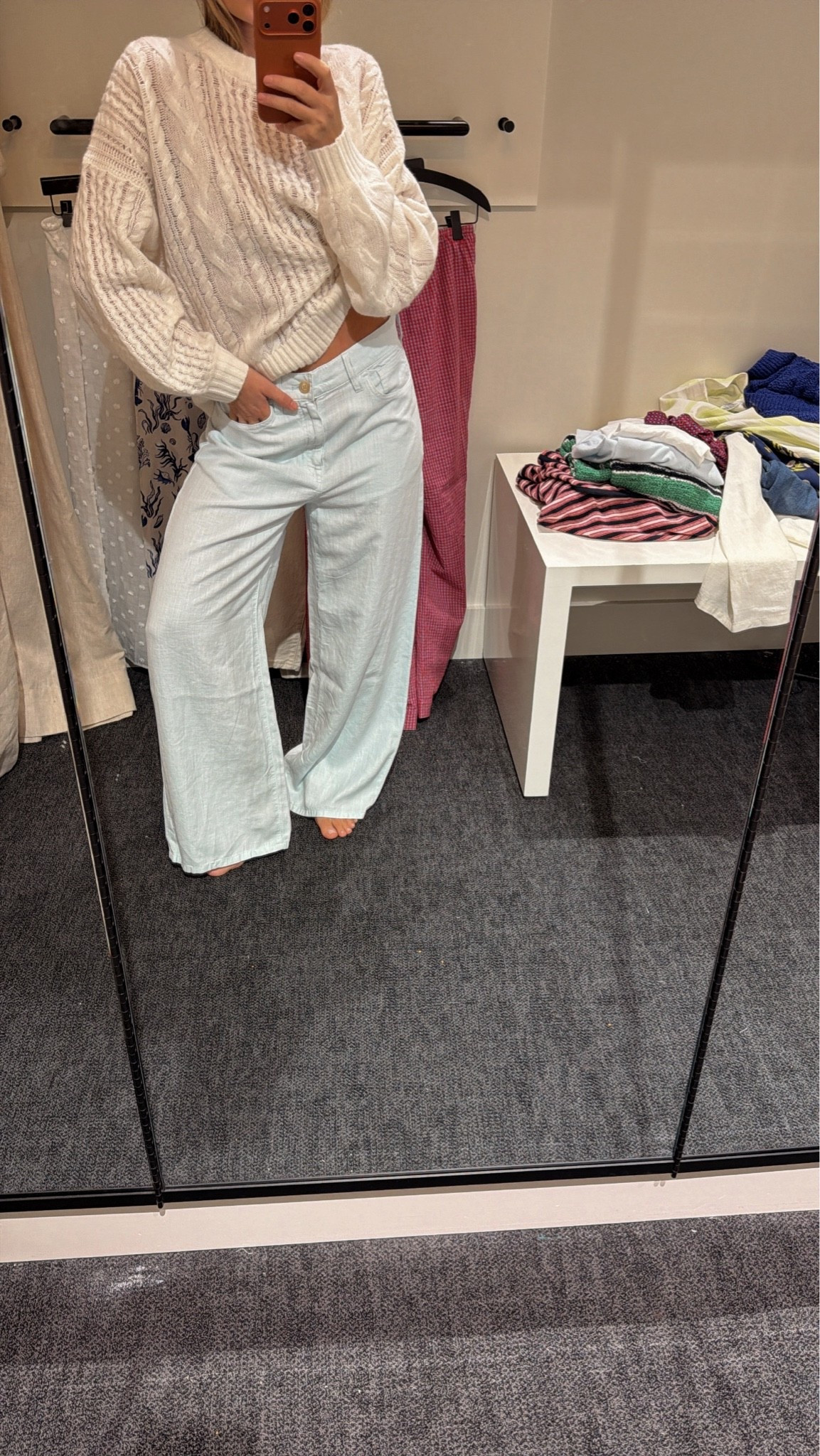 Here's what I took home from jcrew today! 

This cashmere  sweater  is the coziest perfect summer night or boat sweater all summer long