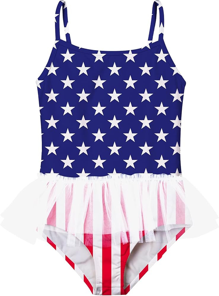 swimsobo Girls One Piece Swimsuit Colorful Mermaid Bathing Suit Cute Swimwear for 2-8 Years | Amazon (US)