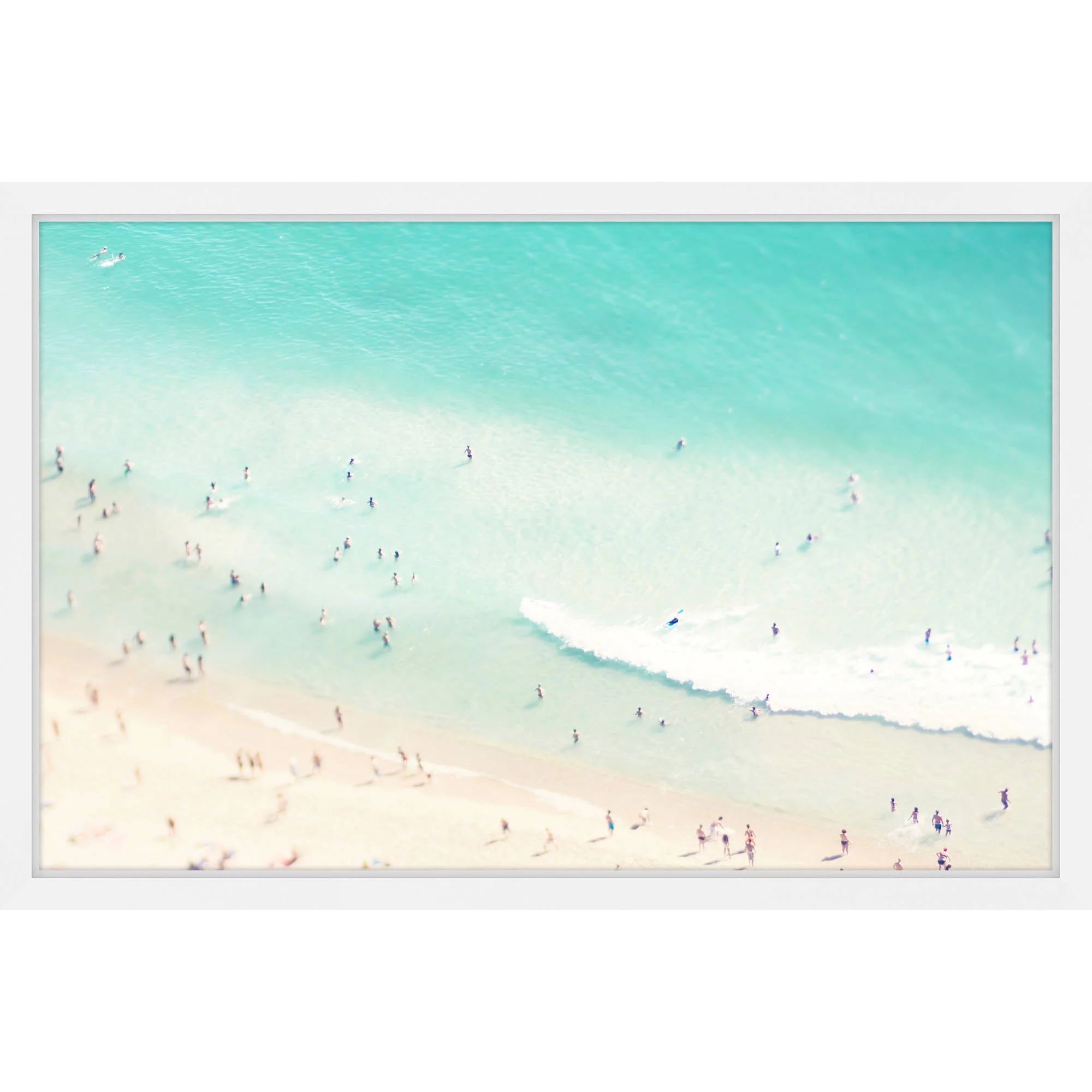 Marmont Hill "Playing in the Surf" by Ingrid Beddoes Framed Painting Print | Walmart (US)