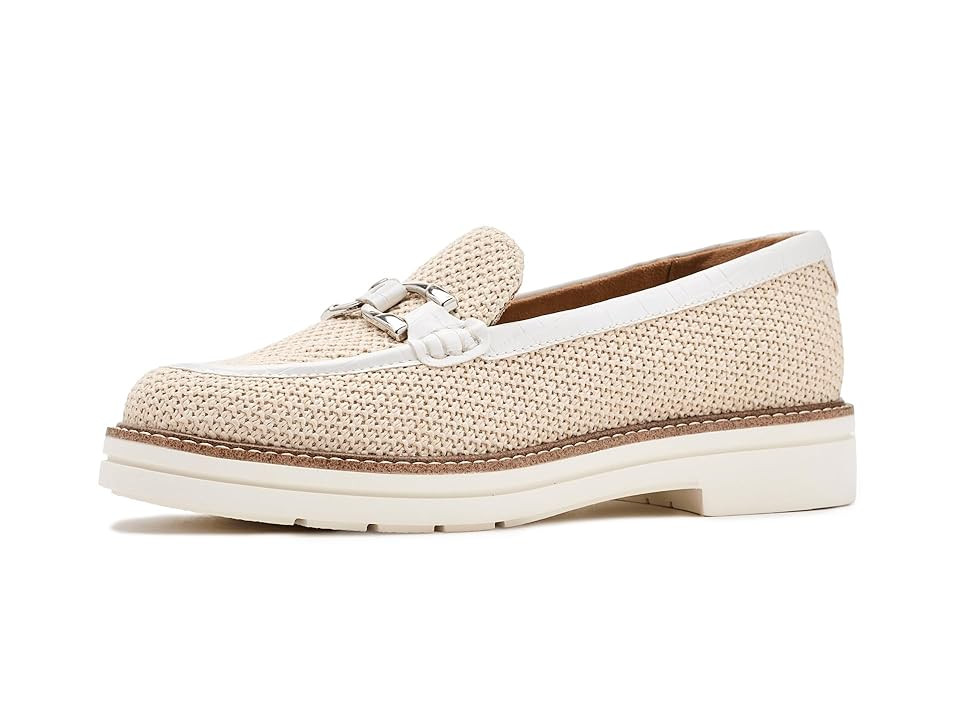 Easy Spirit Zaira Women's Flat Shoes Beige Raffia/White Croco : 5.5 M (B), Synthetic | Zappos