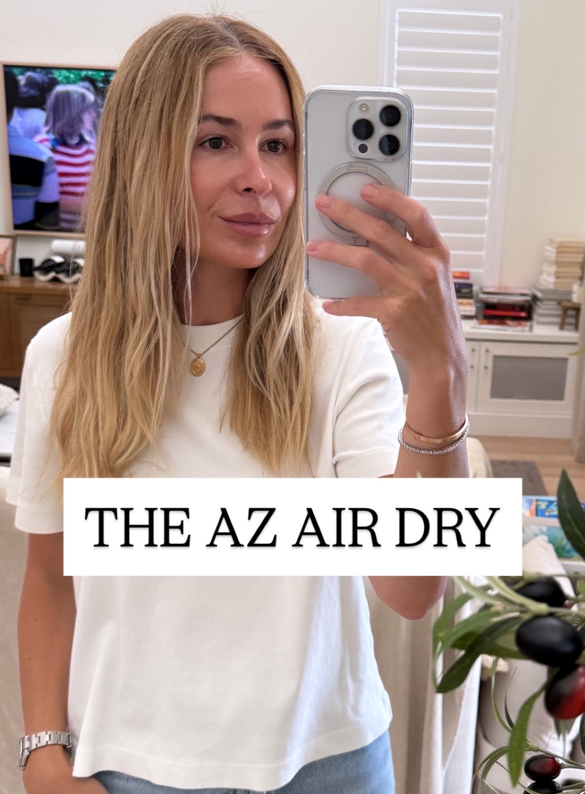 Air dried hair in an arid climate 

#LTKBeauty