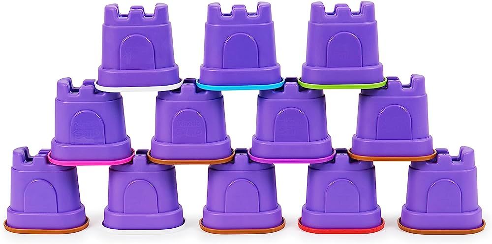 Kinetic Sand, 12-Pack Castle Containers (Amazon Exclusive), Multi-Color Play Sand for Party Favor... | Amazon (US)