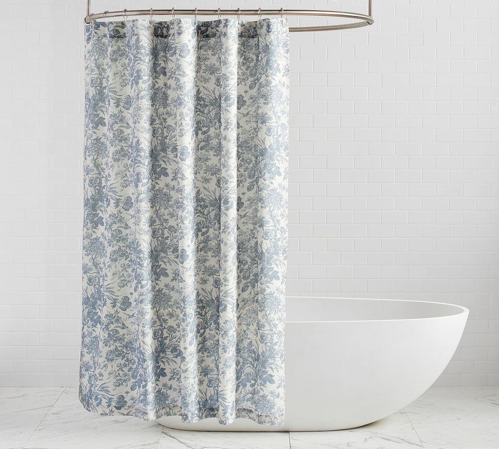 Sorrel Toile Shower Curtain | Pottery Barn (US)