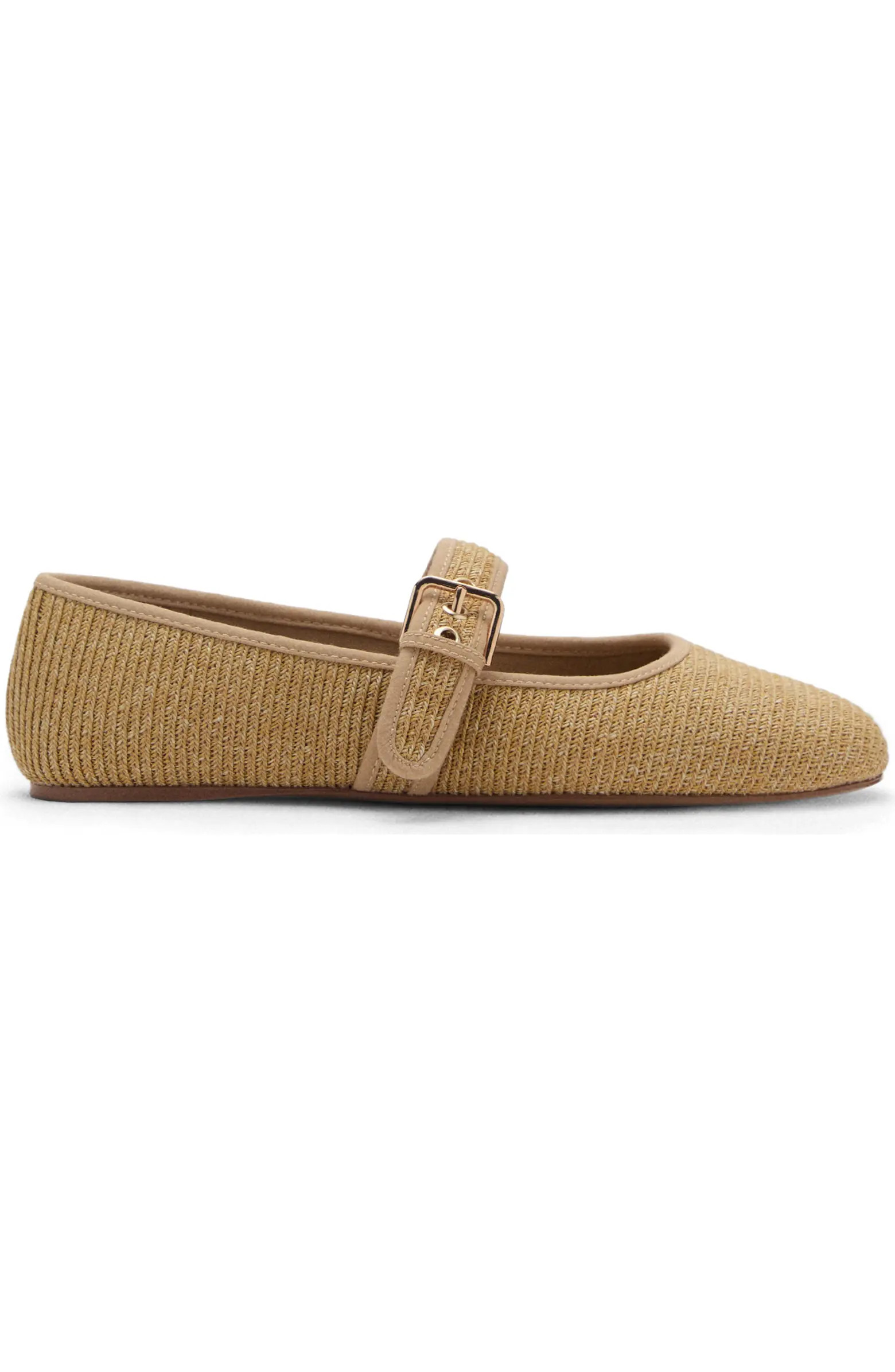 Buckle Woven Mary Jane Plat | Nordstrom
