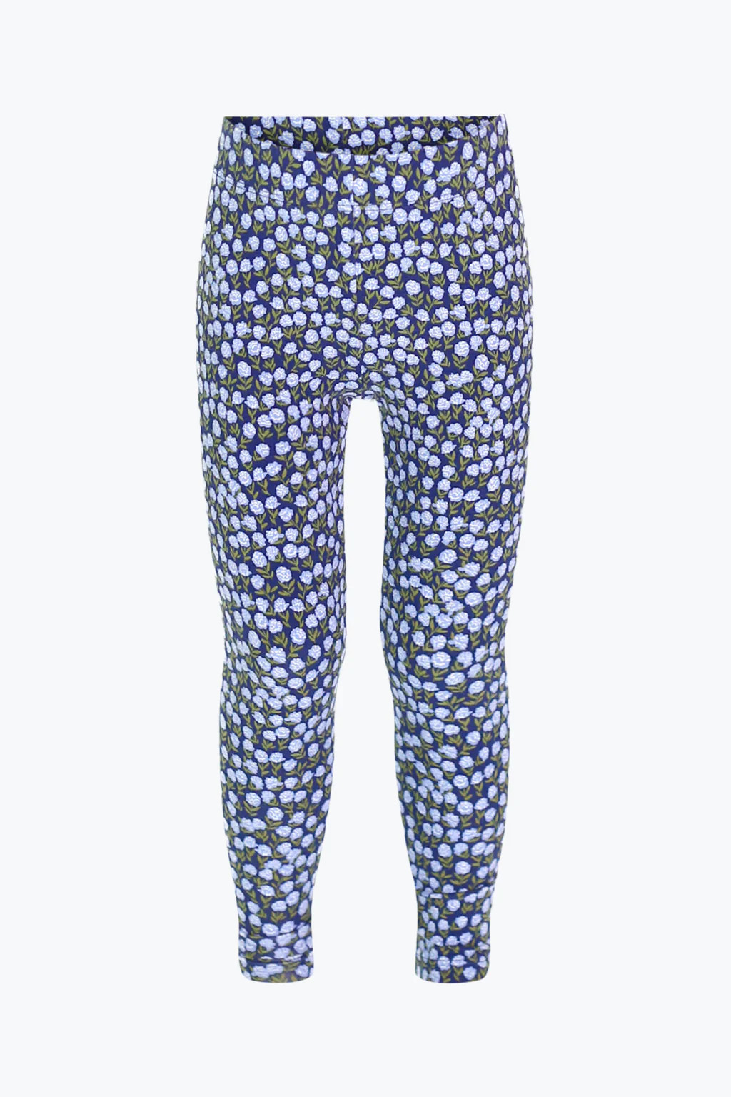 Girls Lolly Legging in Blue Wildflower | Duffield Lane