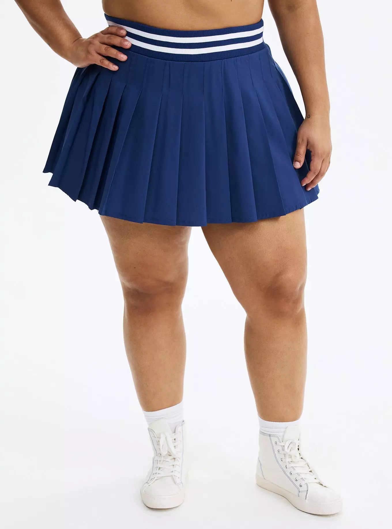 Pleated Active Skirt With Bike Short | Torrid (US & Canada)