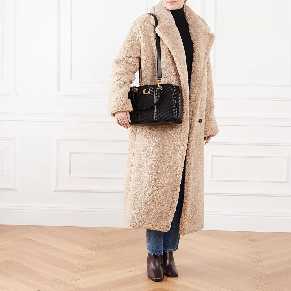 Guess Lovide Girlfriend Satchel Black | Tote | Fashionette (DE)