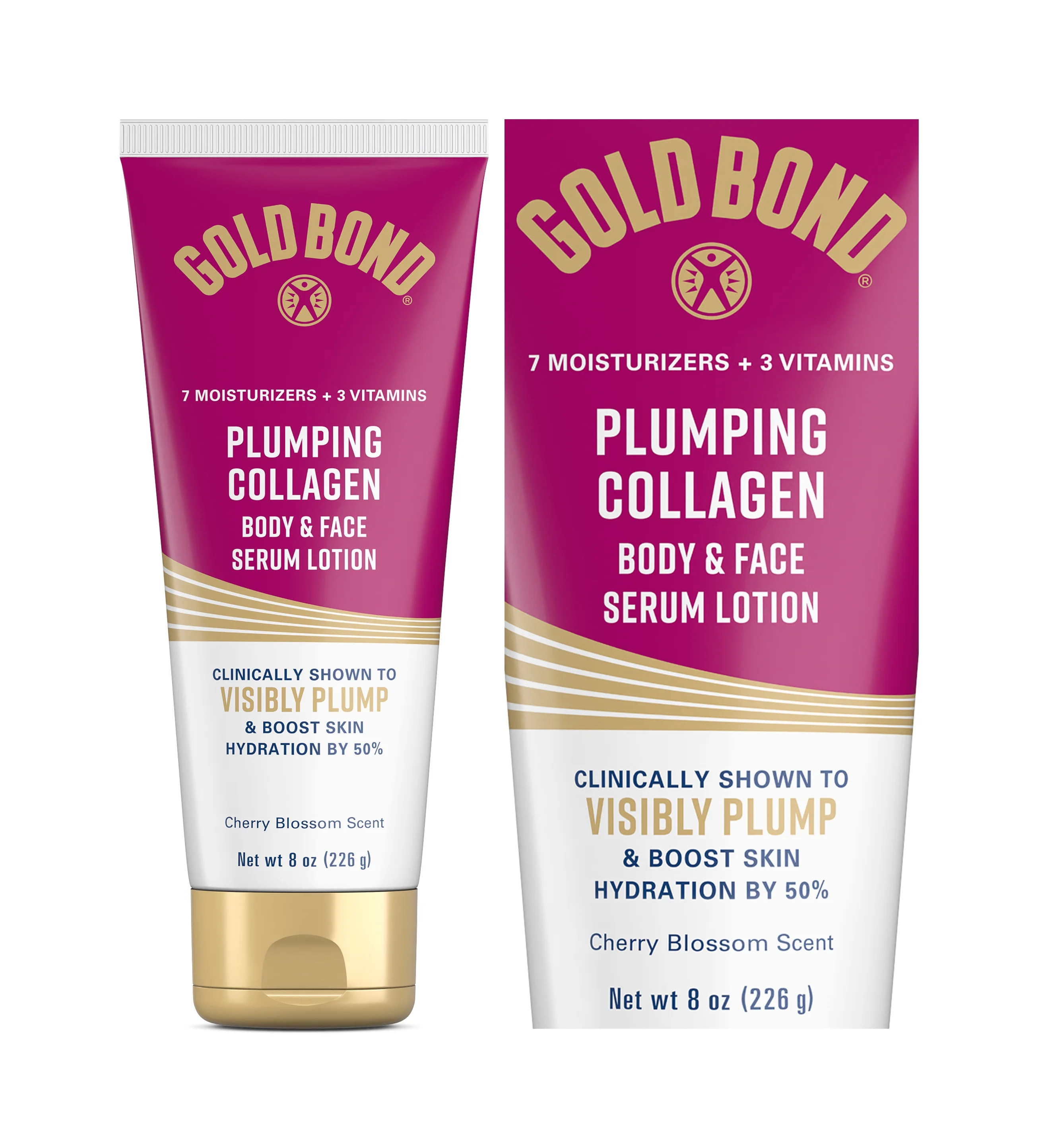 Gold Bond Plumping Collagen Body and Face Serum Lotion, Lightweight Hydrating Moisturizer with Co... | Walmart (US)