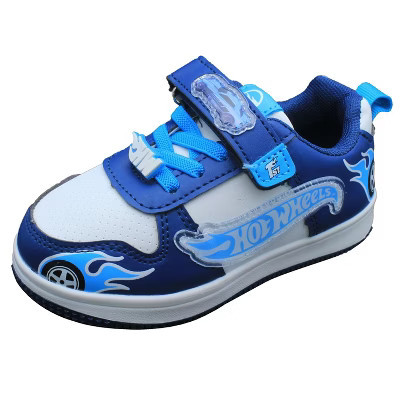 Hot Wheels Toddler Boys' Sneakers - Blue & White, Size 9 | Target