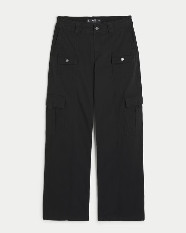 Low-Rise Baggy 4-Pocket Cargo Pants | Hollister (US)