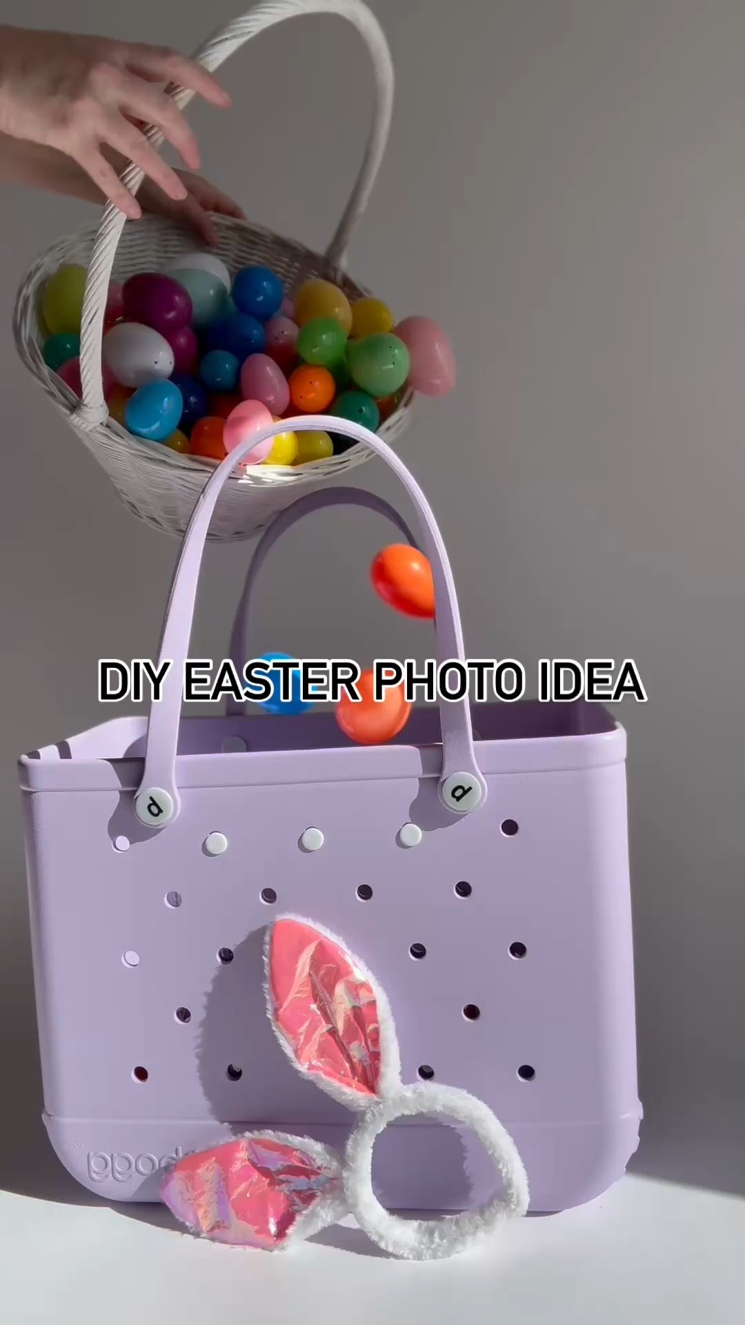 Turns out… a Bogg Bag full of Easter eggs is all you need for the cutest DIY photo setup.



I used mine to frame my kids’ faces with pastel eggs and snapped some Easter-inspired shots right at home—zero props, zero stress, full spring energy.



And let’s be real, this bag isn’t just photogenic… it’s coming with me to brunch, egg hunts, and beach days all season long.



Thinking about snapping your own Easter photos this weekend? This is your sign.



Try it + tag me if you do!



#EasterPhotoHack #BoggBagIdeas #SpringPhotoInspo #DIYPhotoshoot #MomLifeUnfiltered #EasterWeekendPlans #PhillyMoms #BoggBagObsessed #HolidayPhotoTips #CreativeMomContent #SpringMemories #EasterAtHome #BoggBagSeason 

#LTKFamily #LTKSeasonal #LTKSwim