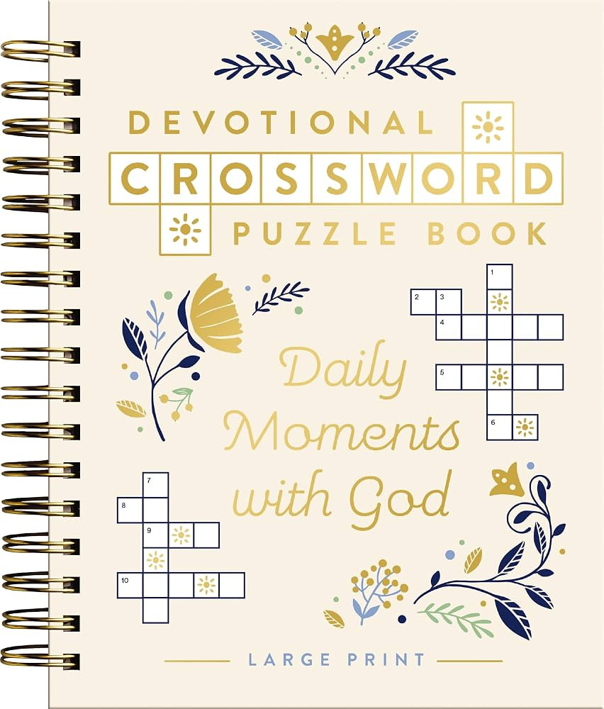 Daily Moments with God: Devotional Crossword Puzzle Book (36 Daily Devotions with Inspiring Activ... | Amazon (US)