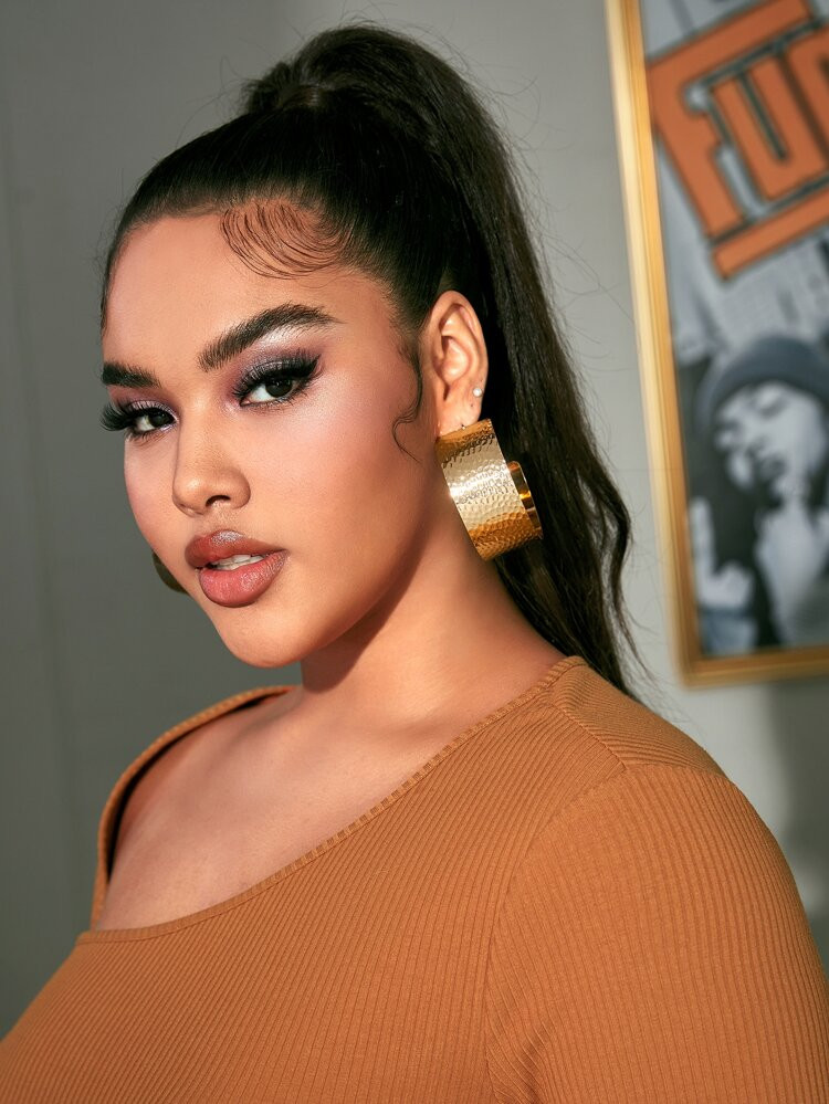 Textured Hoop Earrings | SHEIN