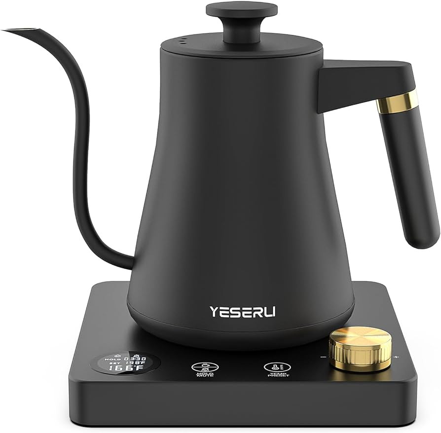 1200W Gooseneck Kettle with ±1℉ Temperature Control,Pour Over Electric Kettle for Coffee & Tea... | Amazon (US)