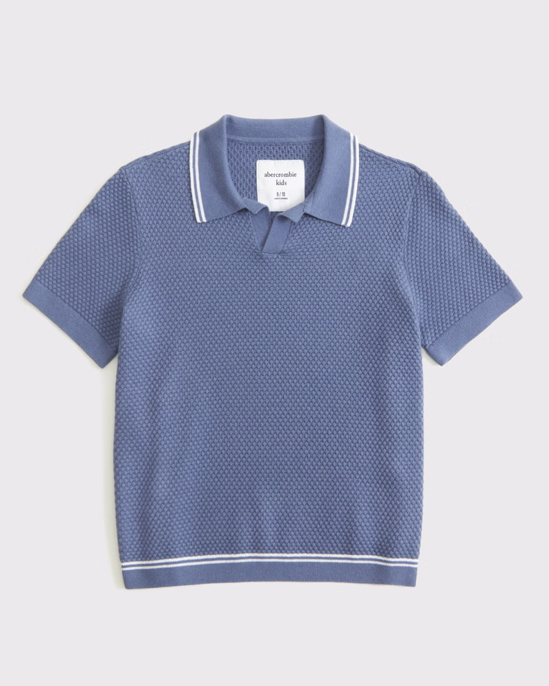 boys johnny collar sweater polo | boys | Abercrombie.com | Abercrombie & Fitch (US)