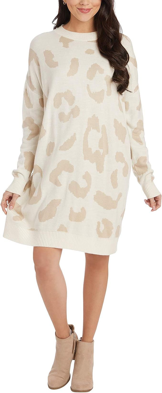 Mud Pie Women's Hathaway Sweater Dress | Amazon (US)