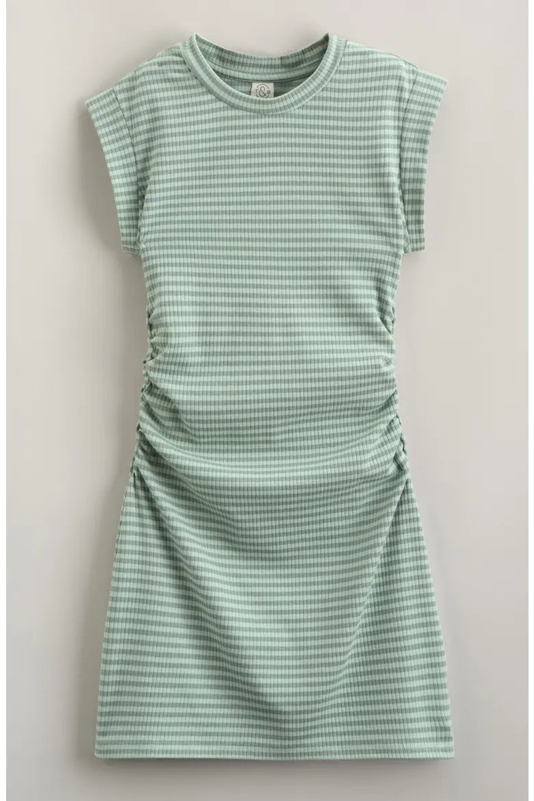 Kids' Shirred Rib T-Shirt Dress (Women) | Nordstrom | Nordstrom