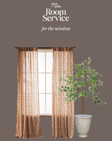 Room Service: for the window

Wow, the combination of these curtains with this maple tree… 😍

#LTKstyletip #LTKFind #LTKhome