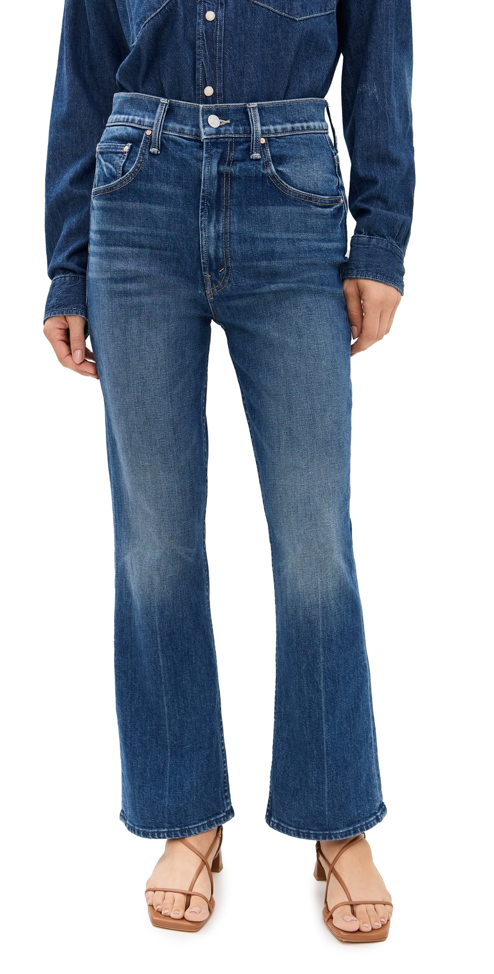 MOTHER The Scooter Ankle Jeans It's A Small World 28 | Shopbop