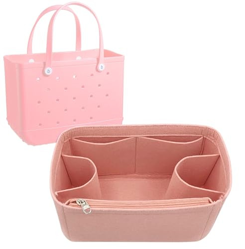 Lckaey accessories for bogg bag organizer insert for divider accessories inserts bogg bags cup holder3018Pink-M | Amazon (US)