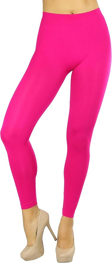 ToBeInStyle Women's Footless Elastic Nylon/Spandex Stretch Leggings | Amazon (US)
