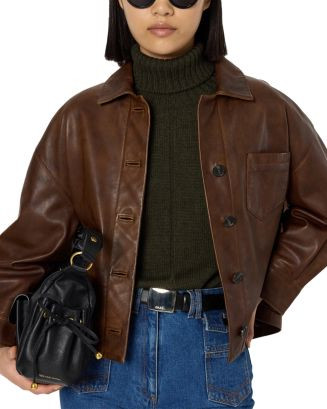 Gerard Darel Nicole Leather Jacket   | Bloomingdale's Women | Bloomingdale's (US)