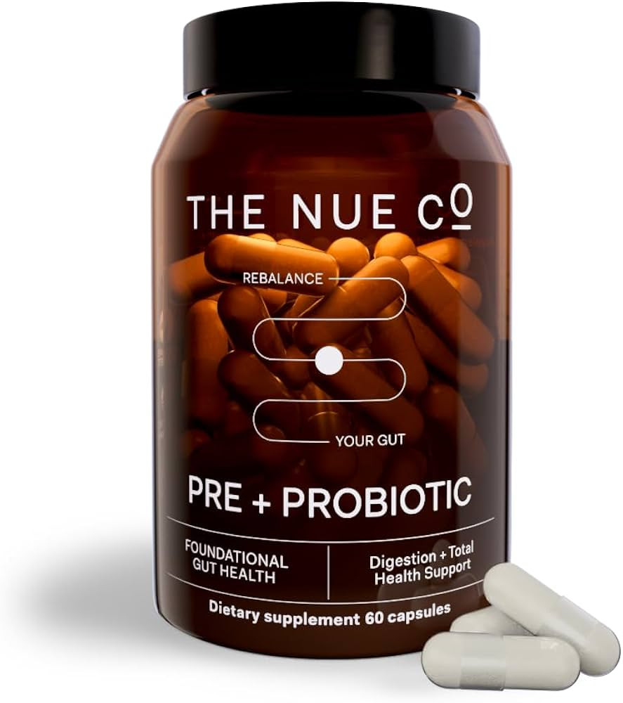 The Nue Co. PREBIOTIC + PROBIOTIC Supplement, Supports Gut Health, Synbiotic and Spore Based, IBS... | Amazon (US)