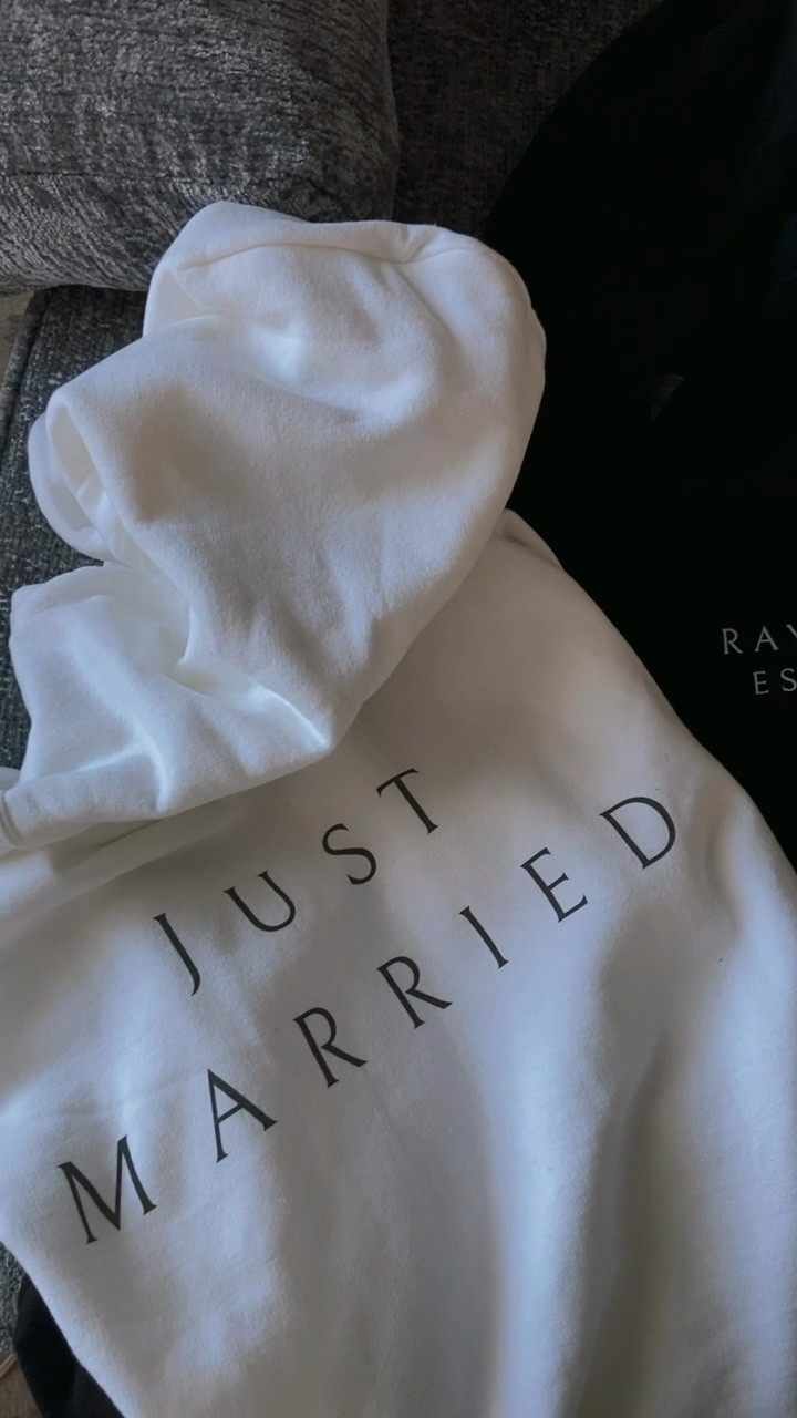 his & her matching hoodies for after our wedding 🤍✨ 

#LTKWedding #LTKFindsUnder50 #LTKFamily