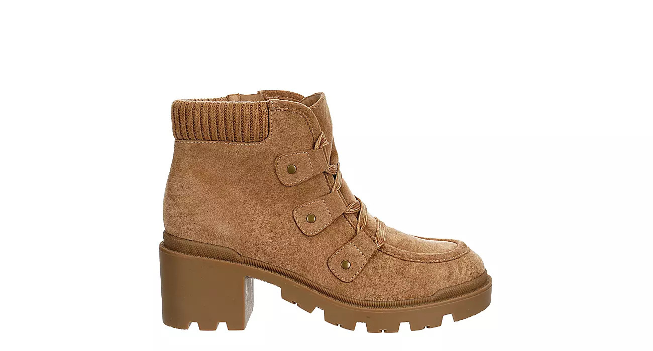 TAUPE EVA & ZOE Womens Brooks Lace-up Boot | Rack Room Shoes