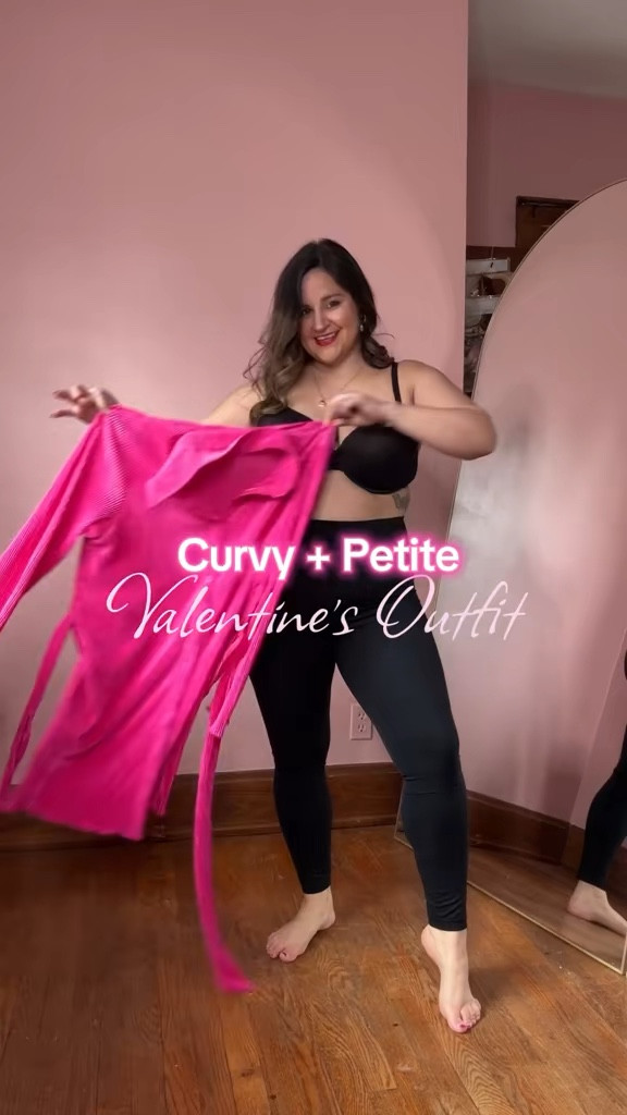 Pretty in Pink! 💓 the perfect long sleeve dress for Valentine’s Day or date night! 

Size down one

Paired with fun silver accessories!

Pink dress, Valentine’s Day outfit, Amazon dress, party dress, silver heels, bow earrings, plus size, midsize 

#LTKMidsize #LTKWatchNow #LTKPlusSize