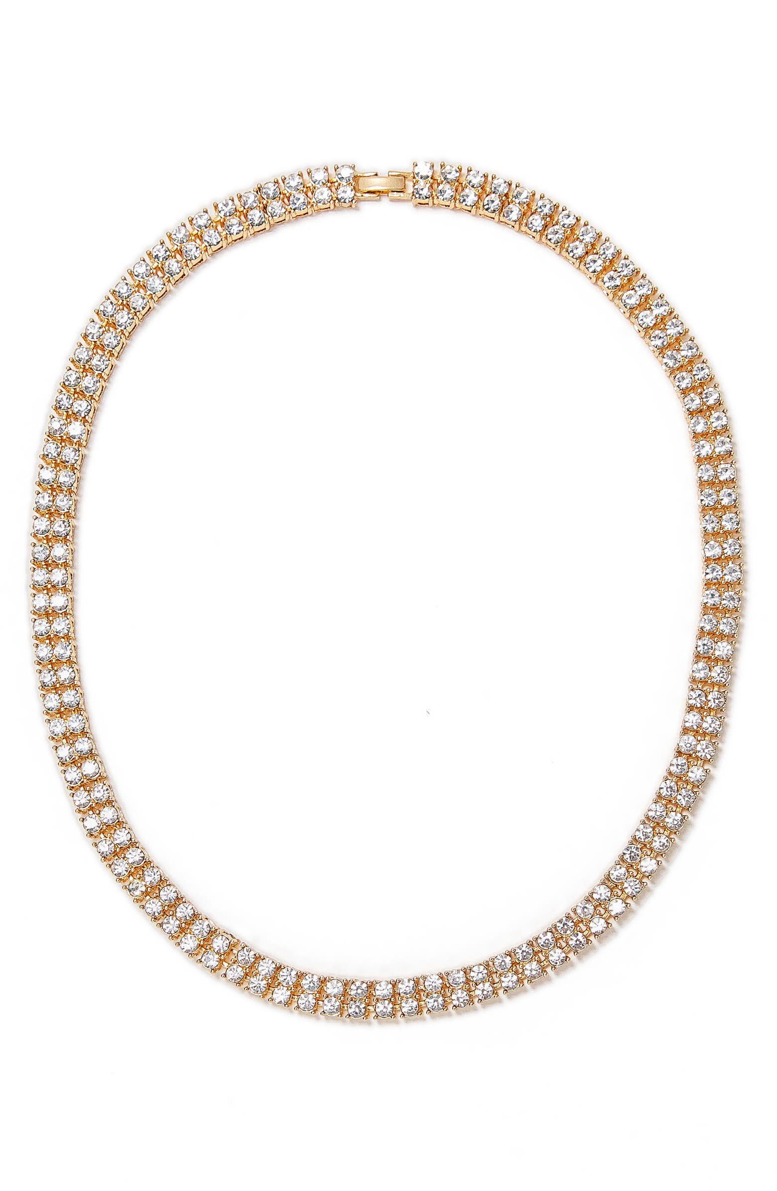 Vanity Crystal Tennis Necklace | Nordstrom