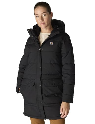 Carhartt Women's Montana Relaxed Fit Insulated Coat, Black, 2X | Amazon (US)