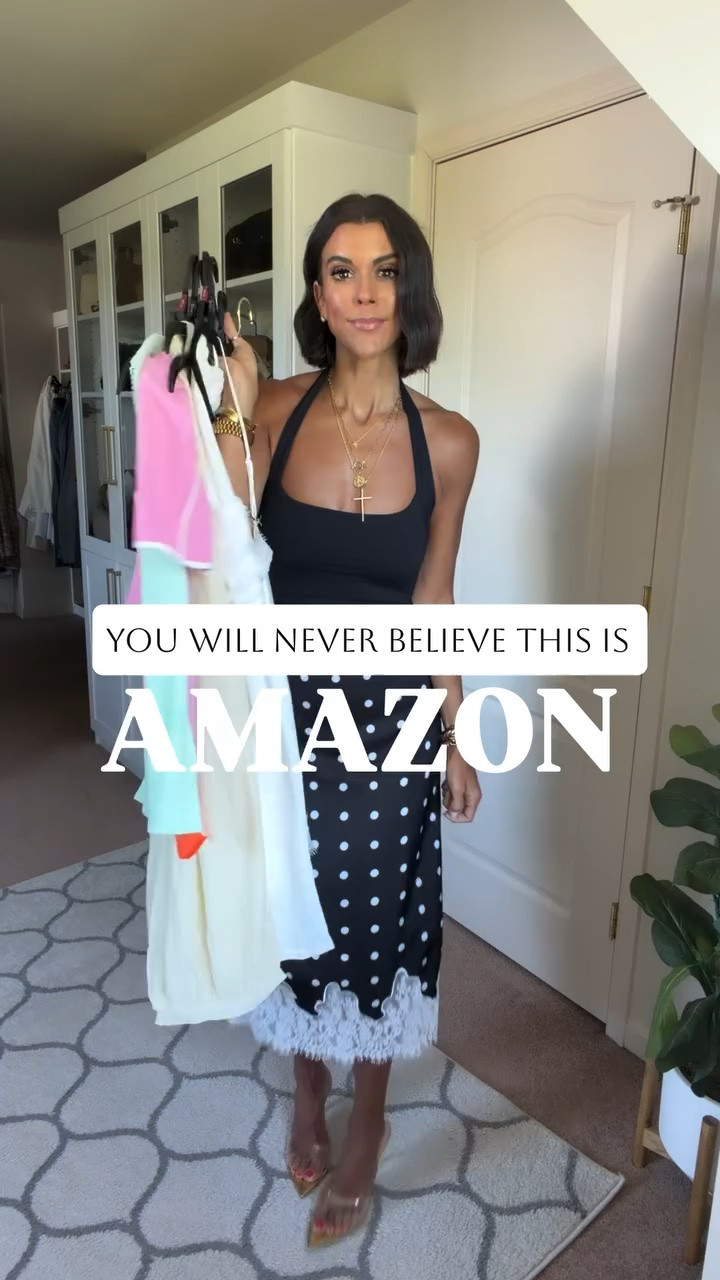 You will never believe this is Amazon! I’m 5’5 for reference and wearing size xs in halter top with built in bra, sized up one size in Levi jeans, and sized up small in everything else.

#LTKdayinmylife #LTKgrwm #LTKmomlife
