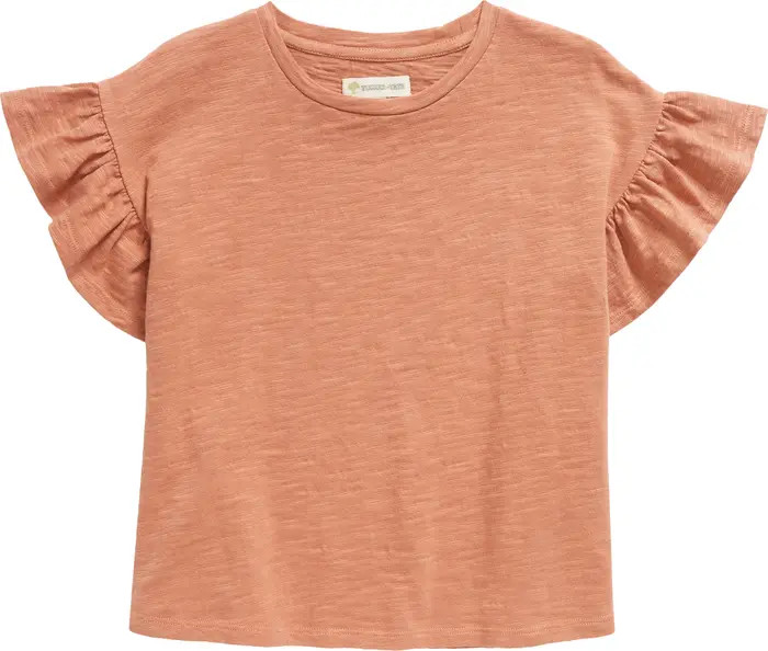 Tucker + Tate Kids' Ruffle Sleeve Cotton T-Shirt | Nordstrom | Nordstrom