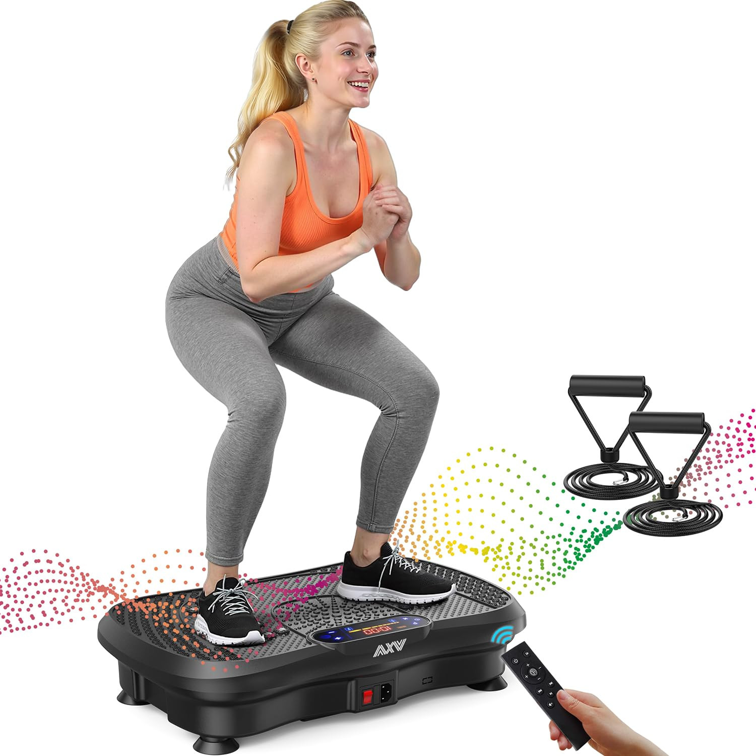 AXV Vibration Plate Fitness Platform Exercise Machine Vibrating Shaking Full Body Shaker Workout ... | Amazon (US)